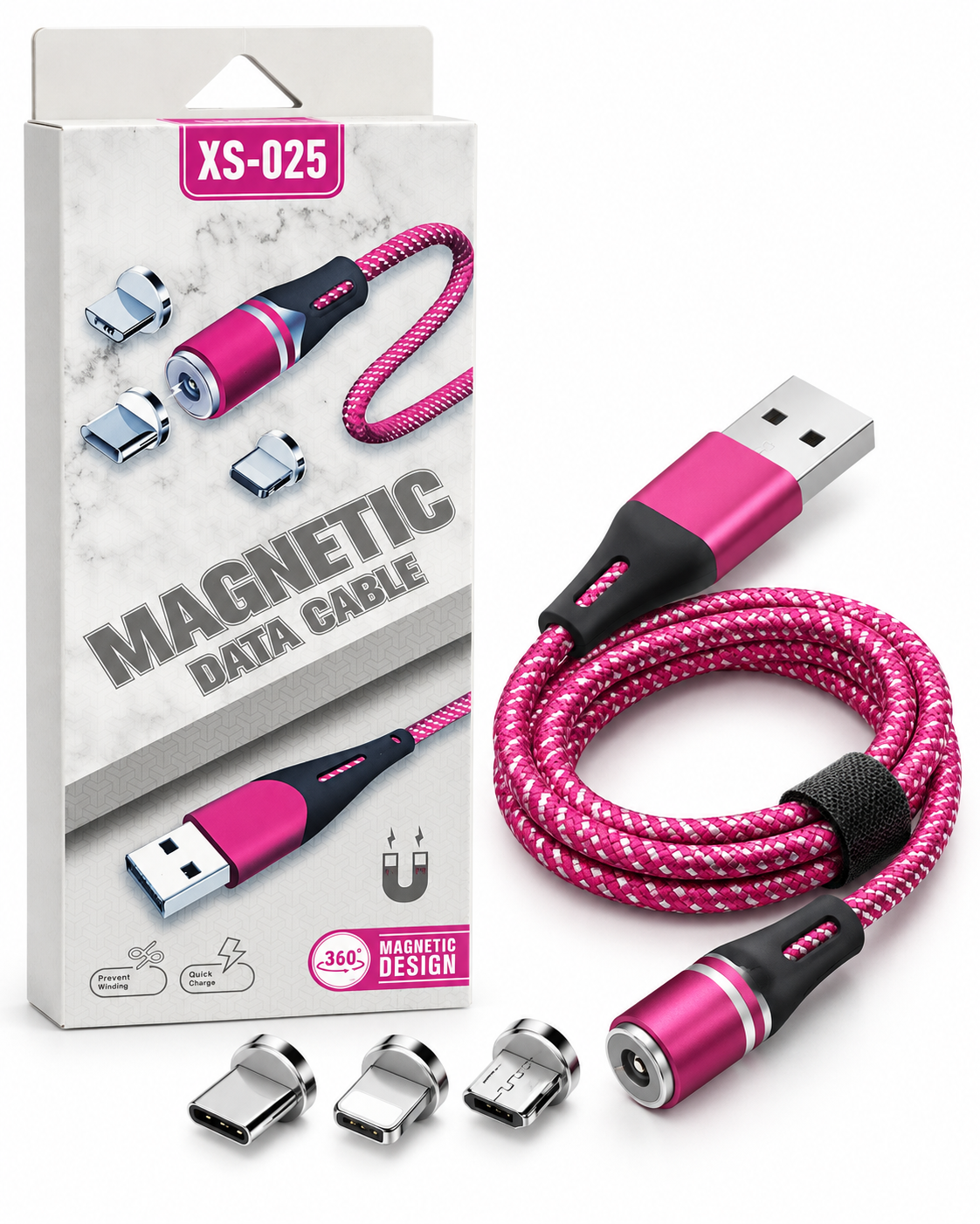 CABLE MAGNETIC TYPE C AND APPLE